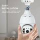 Wireless WIFI Bulb Camera