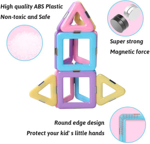 40PCS Castle Magnetic Building Blocks Kids Toys for 3+ Years Old Gifts