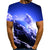 3D Graphic Printed Short Sleeve Shirts Cloud