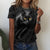 Women's T shirt Black Cat 3D Printing