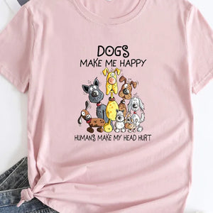 Women's T shirt Dog Short Sleeve