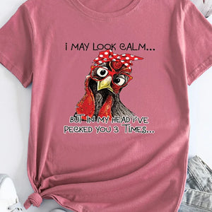 Women's T shirt Turkey Print